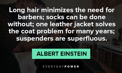 barber quotes about one leather jacket