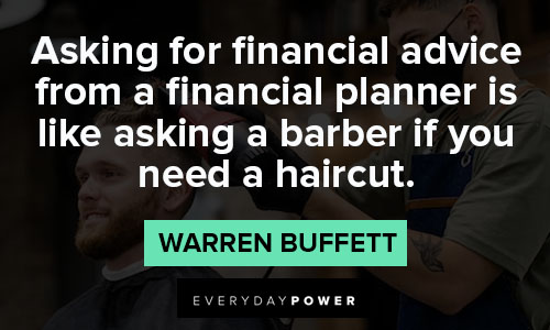 barber quotes about asking for financial advice