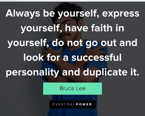 be yourself quotes from Bruce Lee