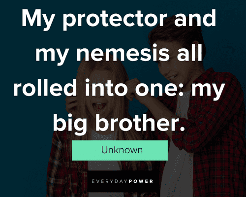 big brother quotes about protector