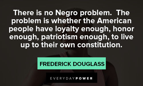 black history month quotes about there is no negro problem