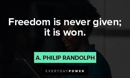 Black History Month quotes on freedom