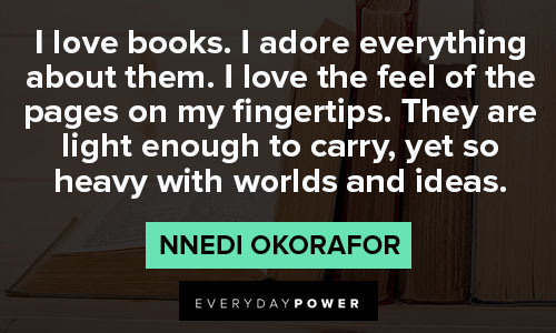 booklover quotes from Nnedi Okorafor