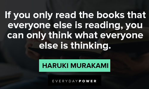 booklover quotes from Haruki Murakami
