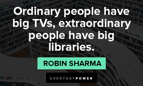booklover quotes about ordinary people have big TVs, extraordinary people have big libraries
