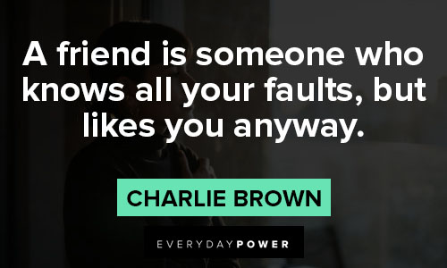 charlie brown quotes about friendship