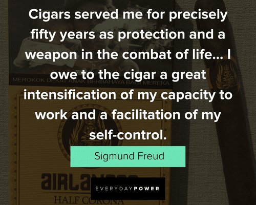 Cigar quotes about self control