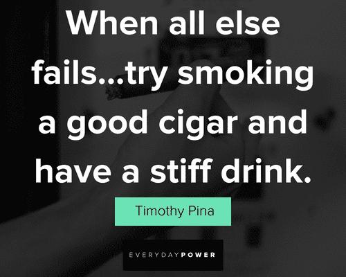 Cigar quotes about smoking