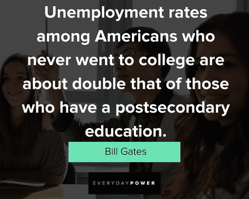 college quotes on unemployment