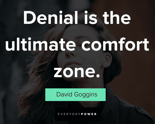 The Wisdom Post on X: Denial is the ultimate comfort zone