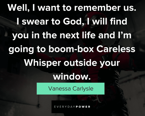 Best Deadpool quotes between Wade and Vanessa