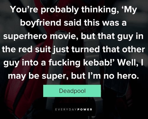 Deadpool quotes about thinking
