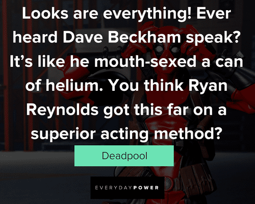 Inappropriately funny Deadpool quotes