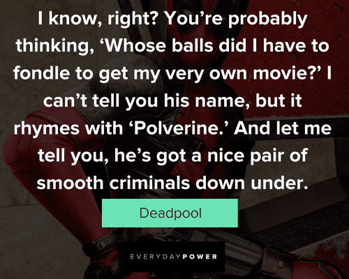 Funny Deadpool quotes