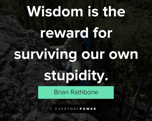 Wisdom experience quotes