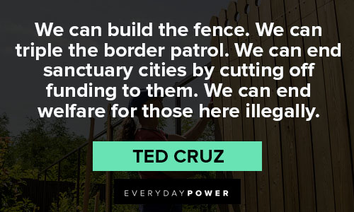 fence quotes about we can triple the border patrol