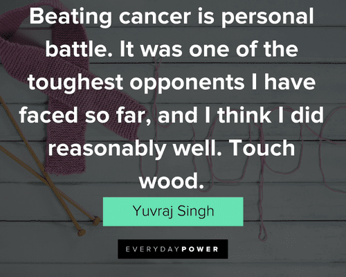 fighting cancer quotes about beating cancer is personal battle