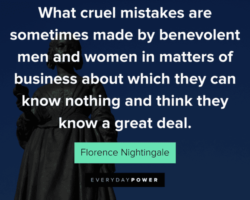 Florence Nightingale quotes about they can know nothing and think they know a great deal