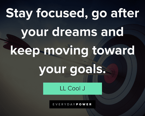 focus quotes about stay focused, go after your dreams and keep moving toward your goals