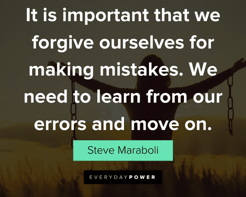 forgiveness quotes about we need to learn from our errors and move on