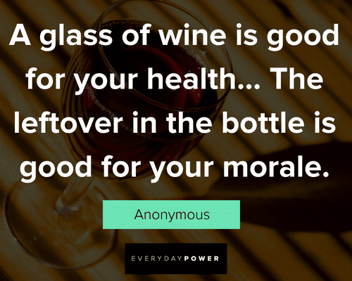 wine quotes about a glass of wine is good for your health