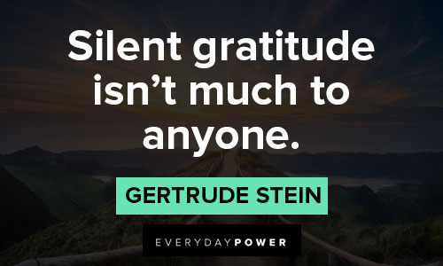 gratitude quotes about silent gratitude 
