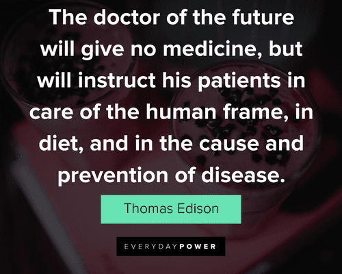 Health quotes about the doctor of the future
