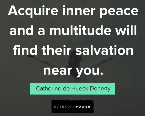 Acquire inner peace quotes
