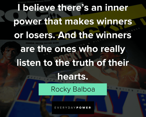 Rocky quotes about inner power