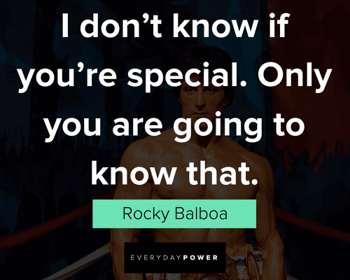 Special Rocky quotes