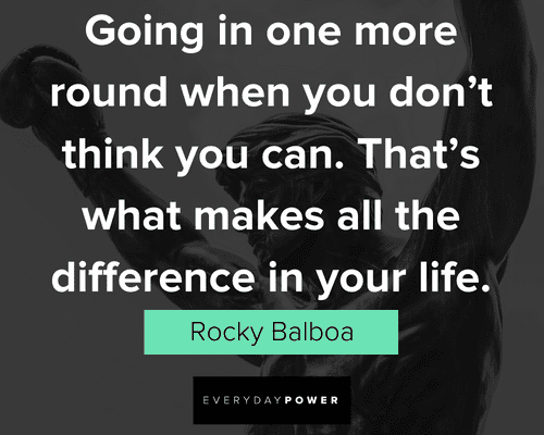 Inspirational Rocky quotes