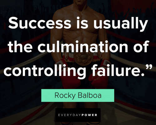 Rocky quotes on success