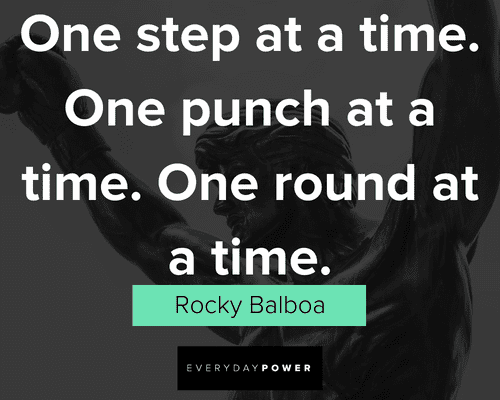 Rocky quotes about time