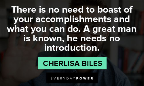 introduction quotes from Cherlisa Biles