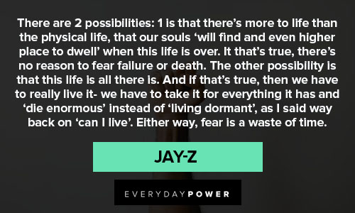 jay-z quotes about possibilities