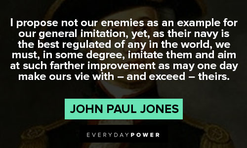 John Paul Jones quotes for our general imitation