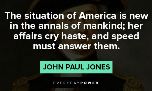 John Paul Jones quotes about mankind