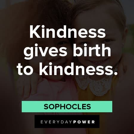 Kindness Quotes about Kindness gives birth to kindness