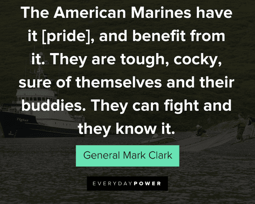 marine quotes about the american Marines have pride