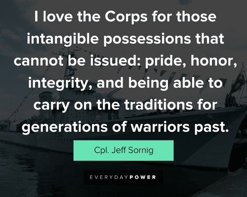 marine quotes for generations of warriors past