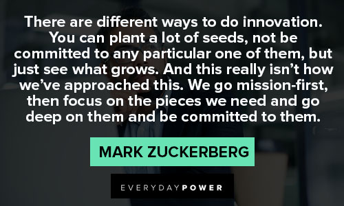 mark zuckerberg quotes on Innovation