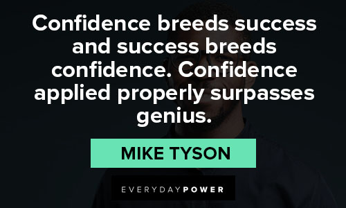 mike tyson quotes about confidence 