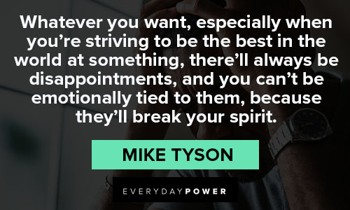 mike tyson quotes on overcoming obstacles and disappointments