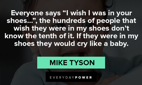 mike tyson quotes on crying like a baby