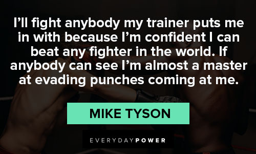 mike tyson quotes about being confident