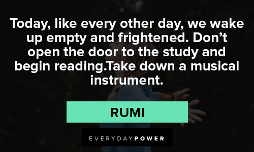 mindfulness quotes about take down a musical instrument