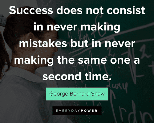 mistake quotes about success does not consist in never making mistakes