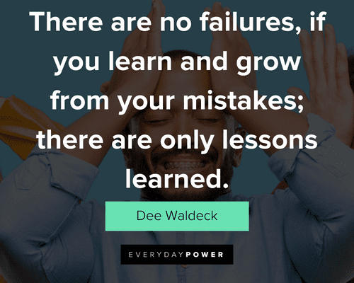 There Are No Mistakes, Only Learning