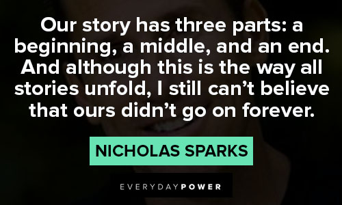 nicholas sparks quotes from his popular works