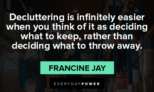 organization quotes about dealing with clutter